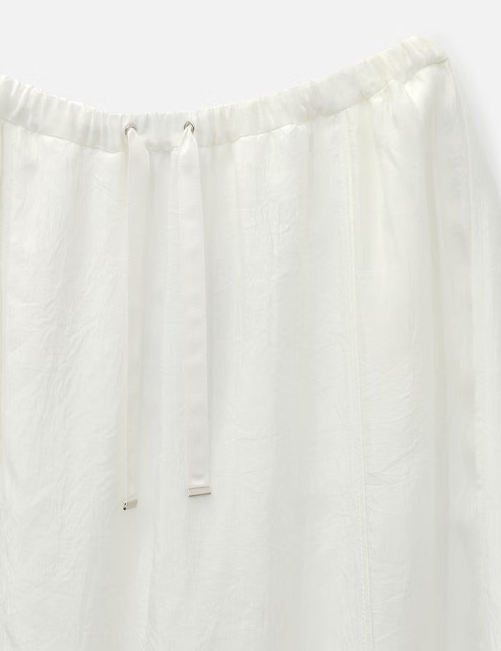 Satin Skirt Pants