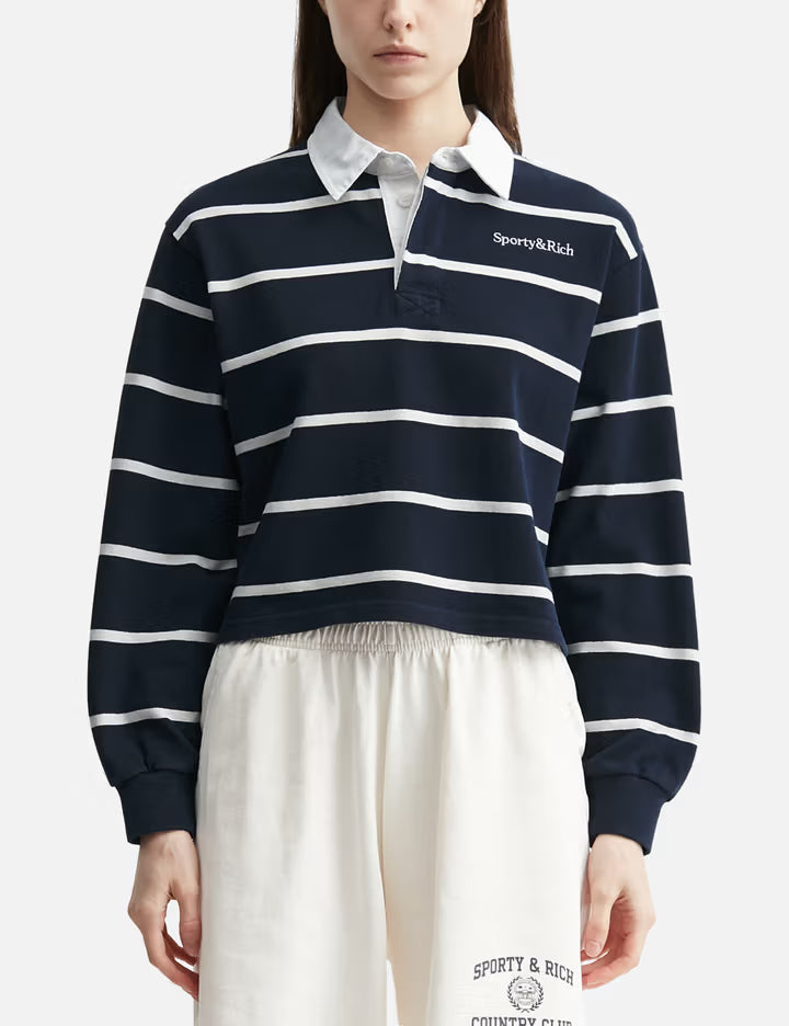 Serif Logo Rugby Polo