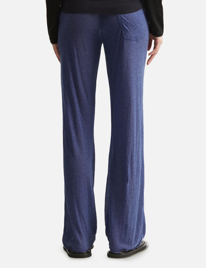 Sheer Jersey Long Pants