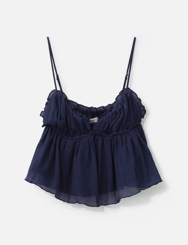 Shirred Crinkle Bustier