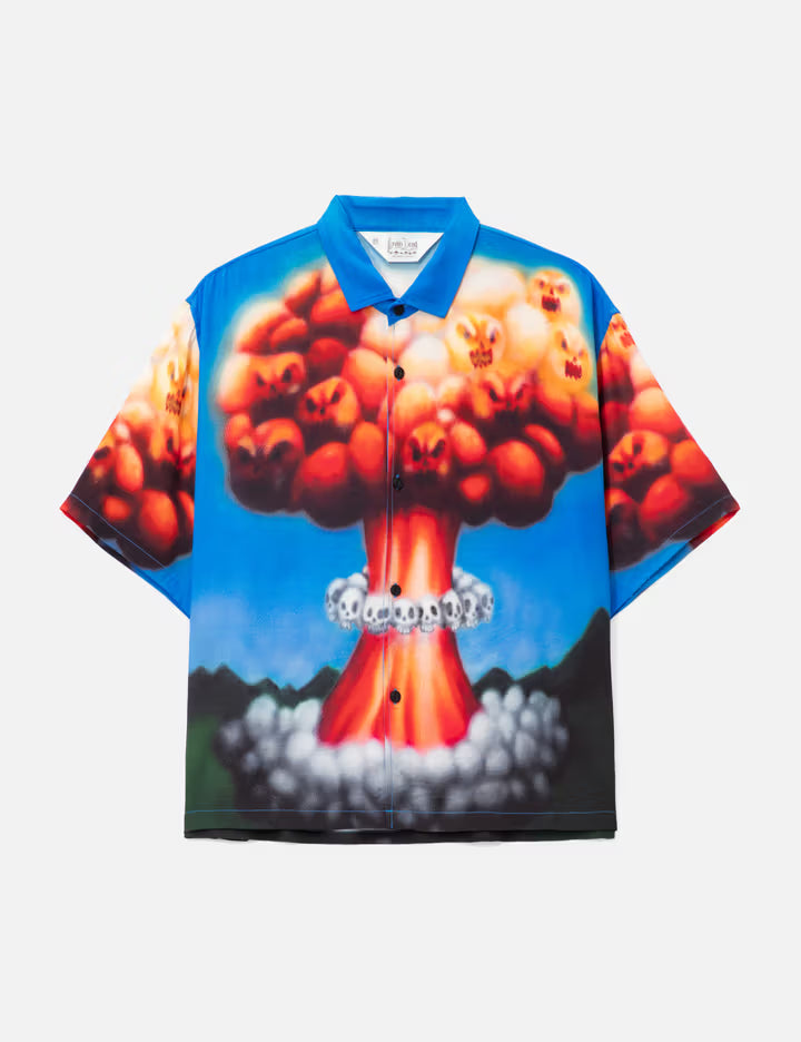 Explosion Short Sleeve Button Down Shirt