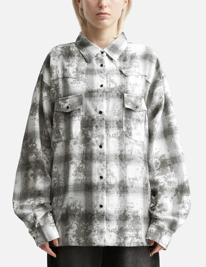 Vintage Smudged Check Shirt
