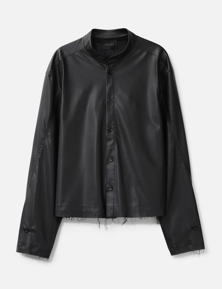 Acceptance Faux Leather Shirt