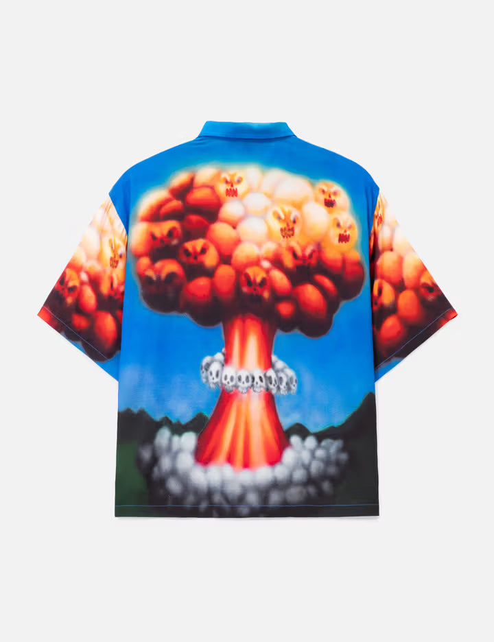Explosion Short Sleeve Button Down Shirt