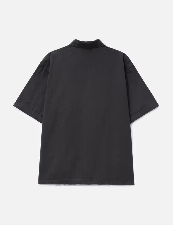 Seersucker Quarter Zip Shirt