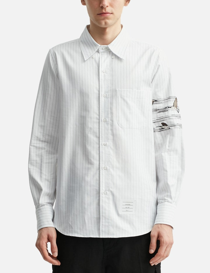 Geese 4-bar Pinstripe Oxford Shirt