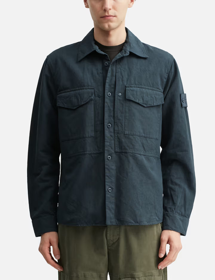 Cotton Linen Canvas_S.I.Ghost Overshirt