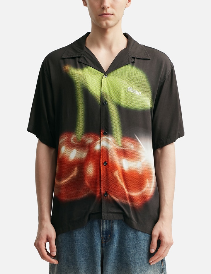 Smiley Cherries Ss Button-up