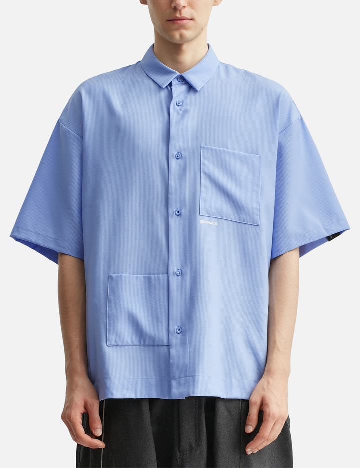 “GNV-Z” SOFTBOX Zip-Split Wide Shirt
