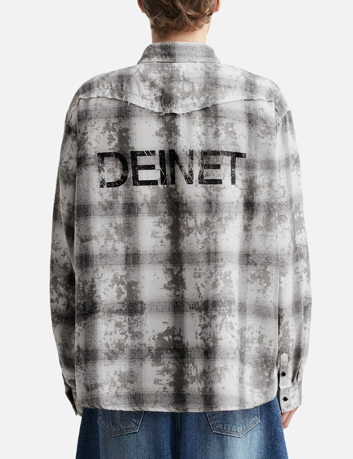 Vintage Smudged Check Shirt