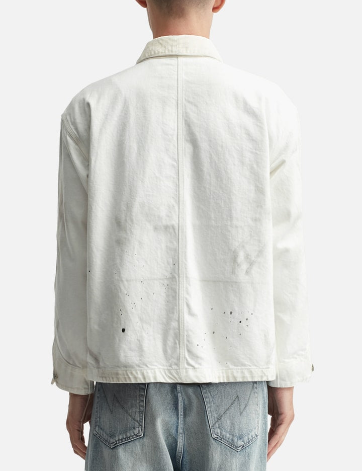 "Black & White" Washed Coverall Jacket