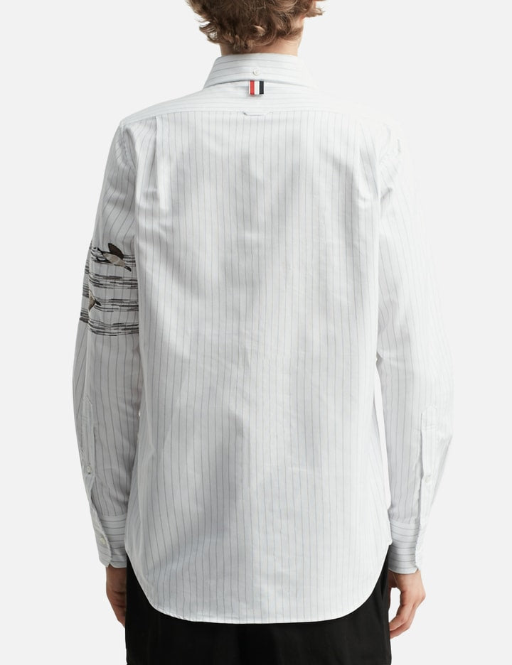 Geese 4-bar Pinstripe Oxford Shirt