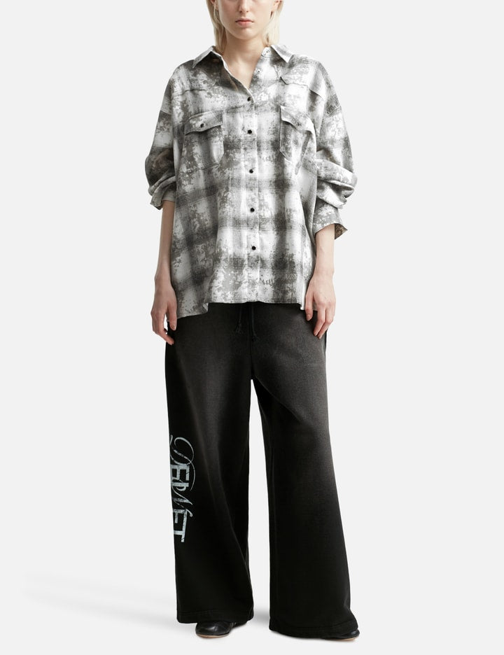 Vintage Smudged Check Shirt