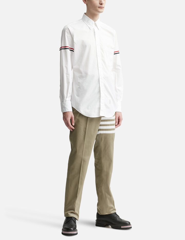 Poplin Grosgrain Armband Classic Shirt