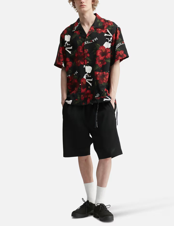 Hibiscus Washable Silk SS Shirt