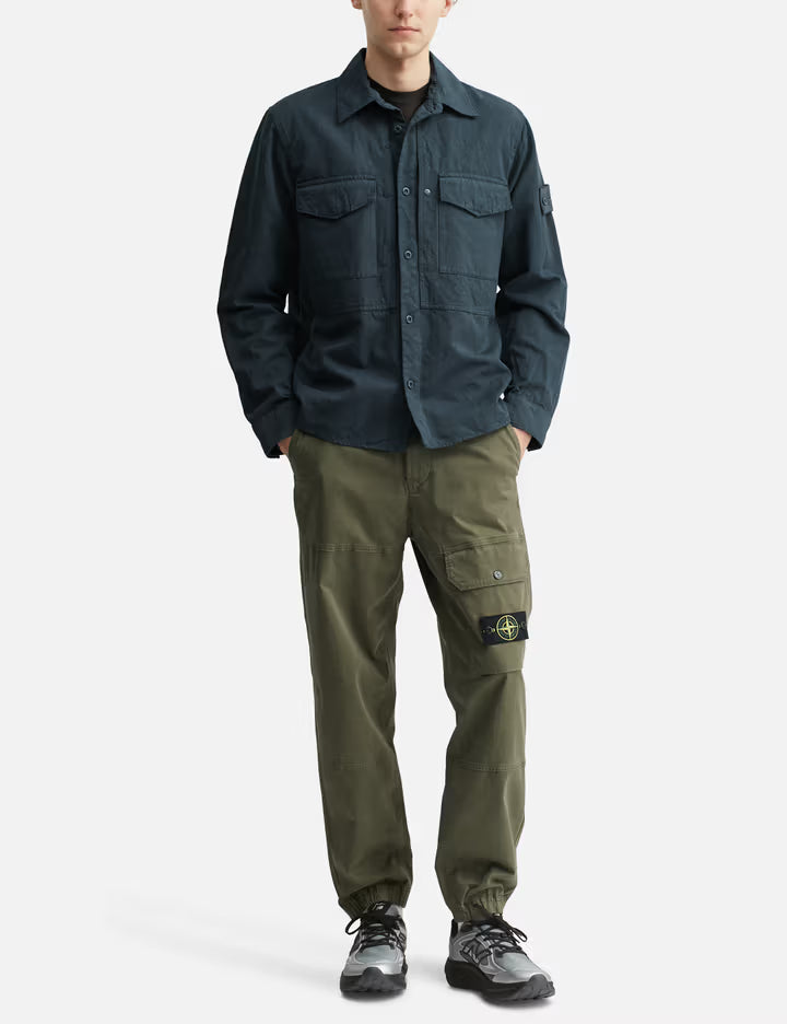Cotton Linen Canvas_S.I.Ghost Overshirt