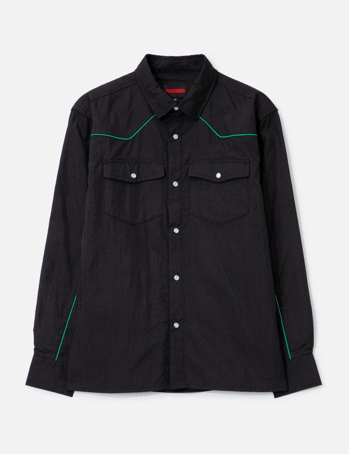 Nylon Western Button Up