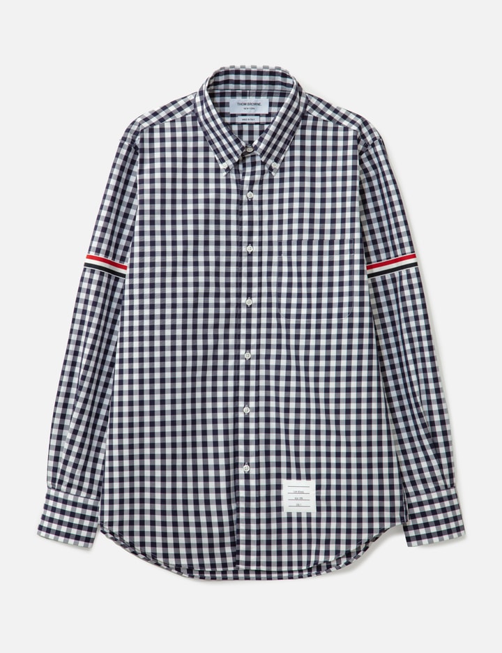 Gingham Check Poplin Armband Shirt