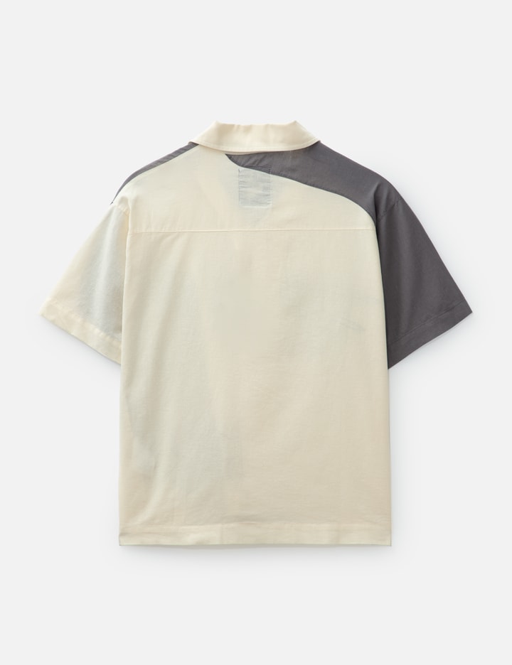 Patchwork Face Linen Camp Shirt