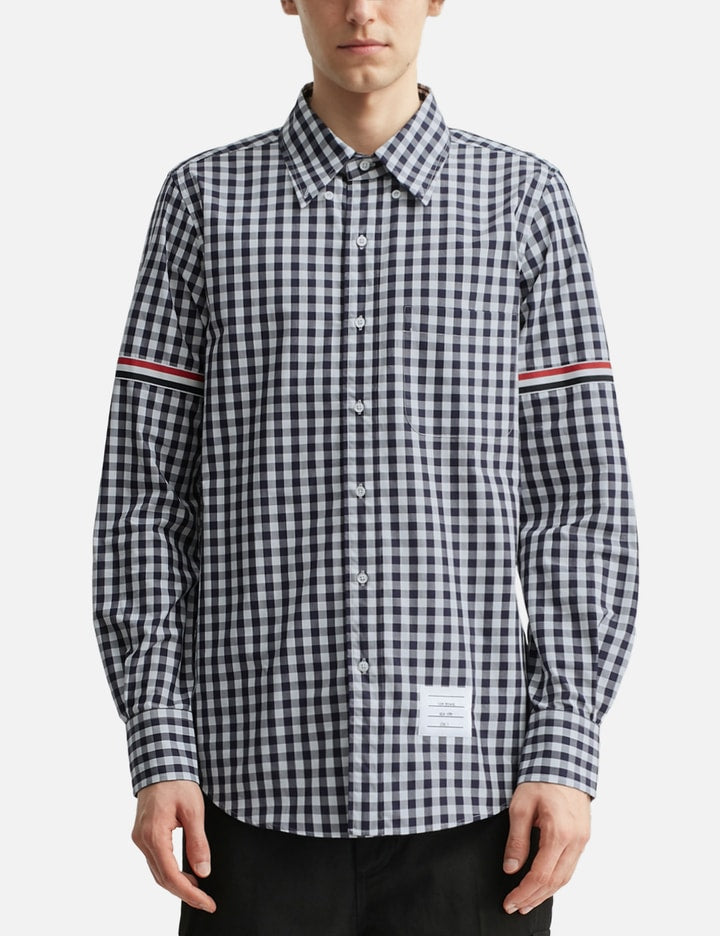 Gingham Check Poplin Armband Shirt