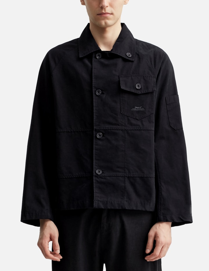 Crinkle Cotton Panel Shirt