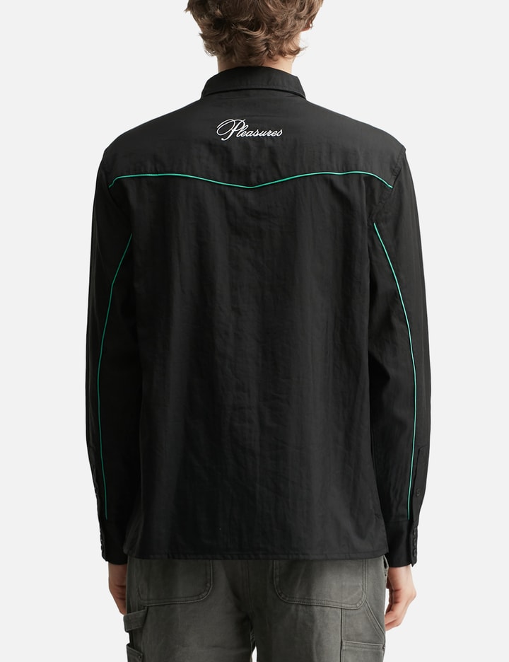 Nylon Western Button Up