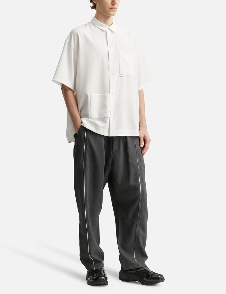 “GNV-Z” SOFTBOX Zip-Split Wide Shirt