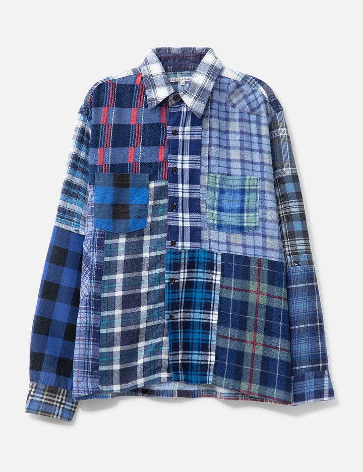 Flannel Shirt -> Straight Hem Shirt