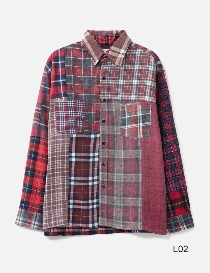 Flannel Shirt -> Straight Hem Shirt