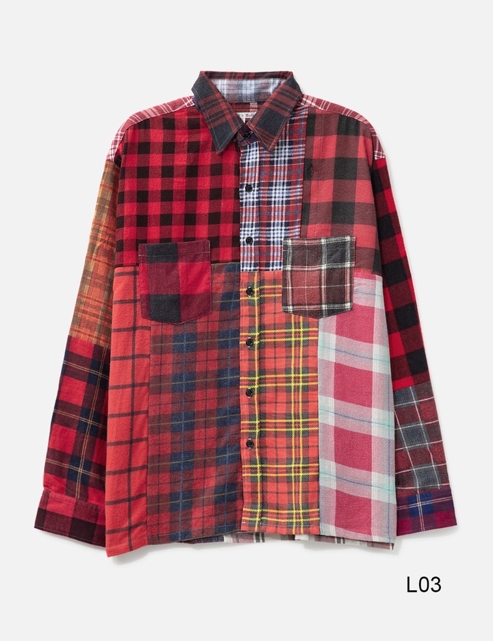 Flannel Shirt -> Straight Hem Shirt