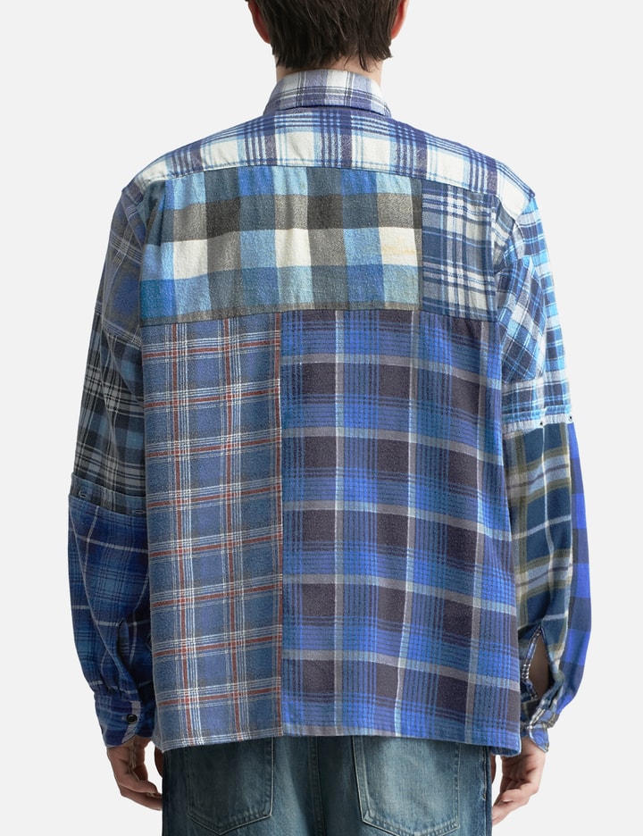 Flannel Shirt -> Straight Hem Shirt