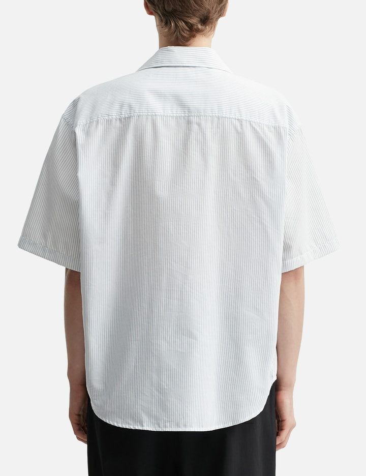 COTTON CAMP COLLAR SHORT SLEEVE SHIRT
