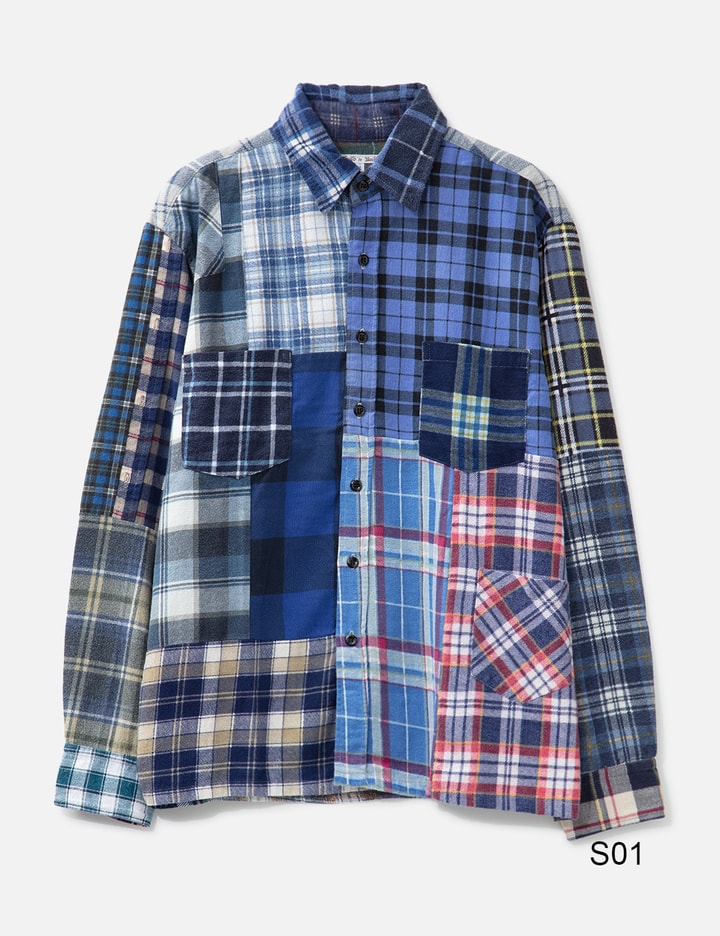 Flannel Shirt -> Straight Hem Shirt