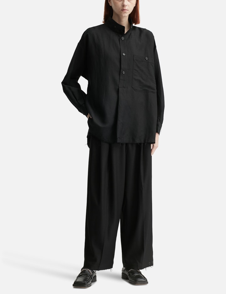 Acceptance Oversized Draped Shirt