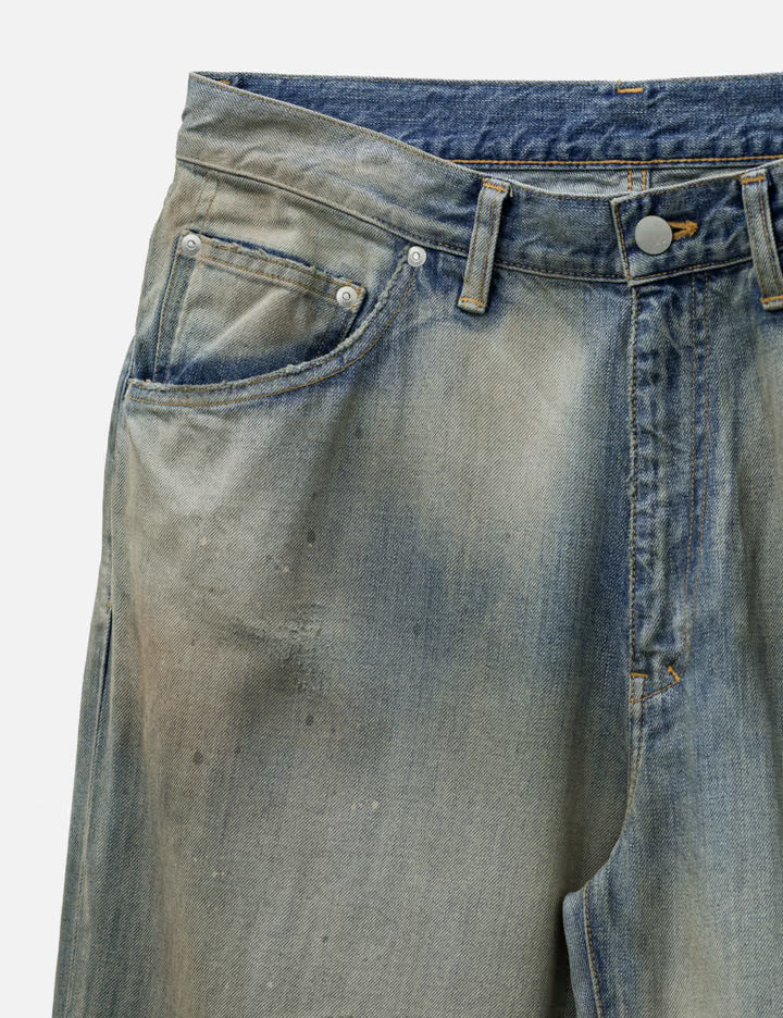 Shoe-Cut Denim Pants