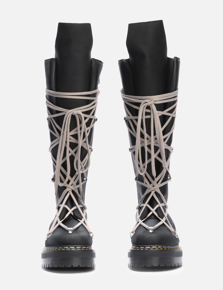 Rick Owens x Dr. Martens 1B60 Quad Sole Pentalace Boot