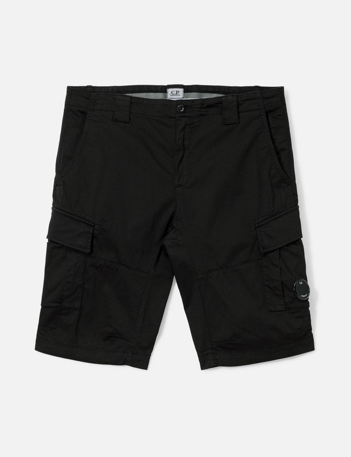 Bermuda Cargo In Satin Stretch