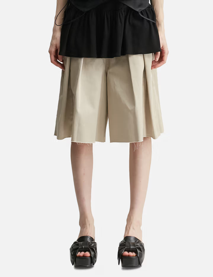 Tuck Bermuda Shorts
