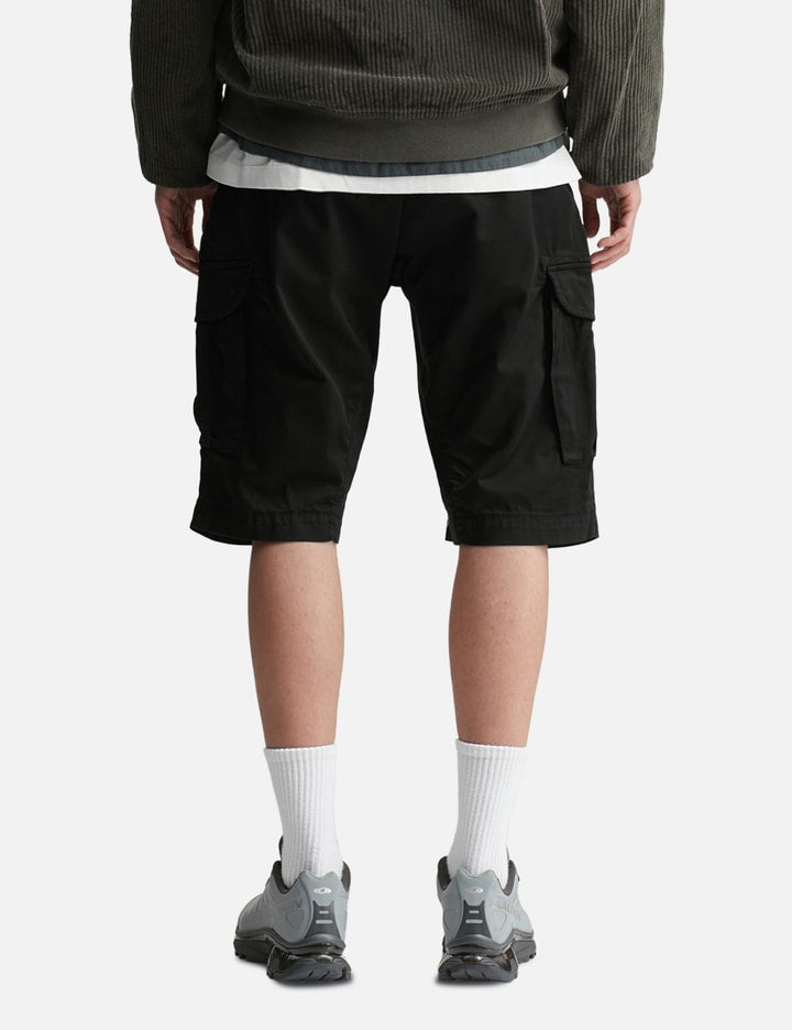 Bermuda Cargo In Satin Stretch