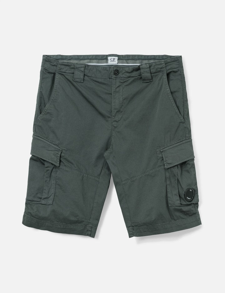 Bermuda Cargo In Satin Stretch