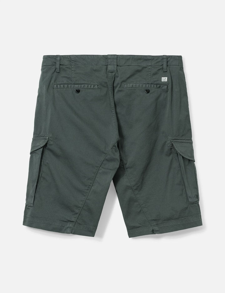 Bermuda Cargo In Satin Stretch