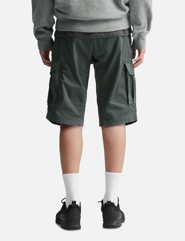 Bermuda Cargo In Satin Stretch