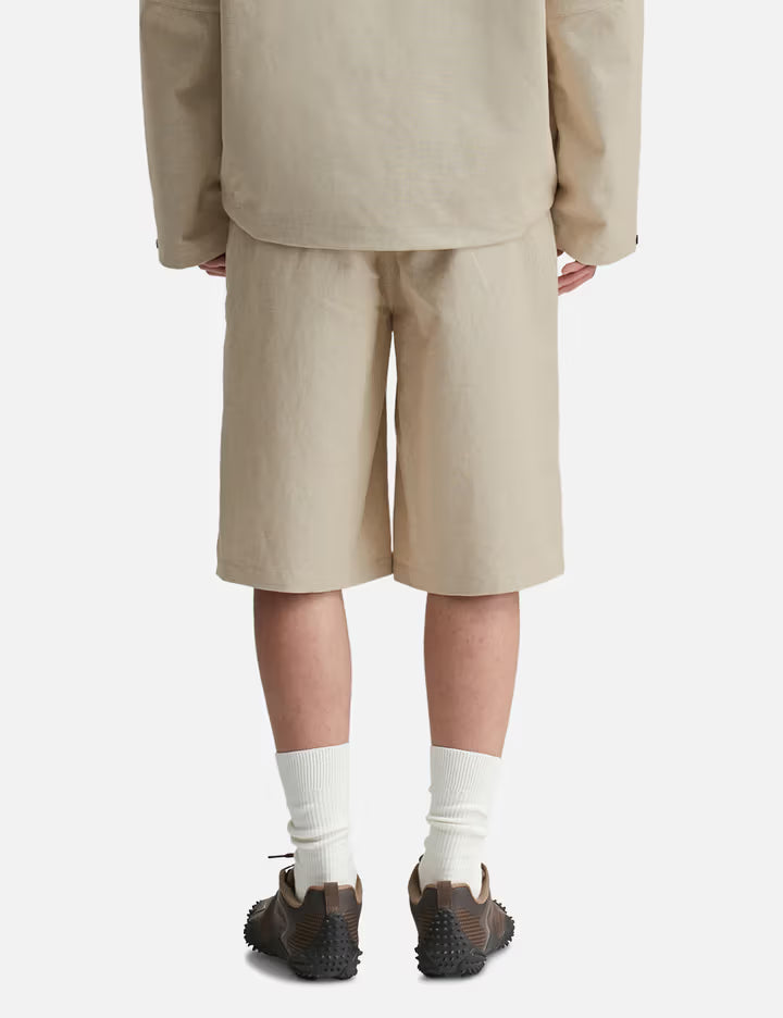Path Linen Cotton Mixed Shorts