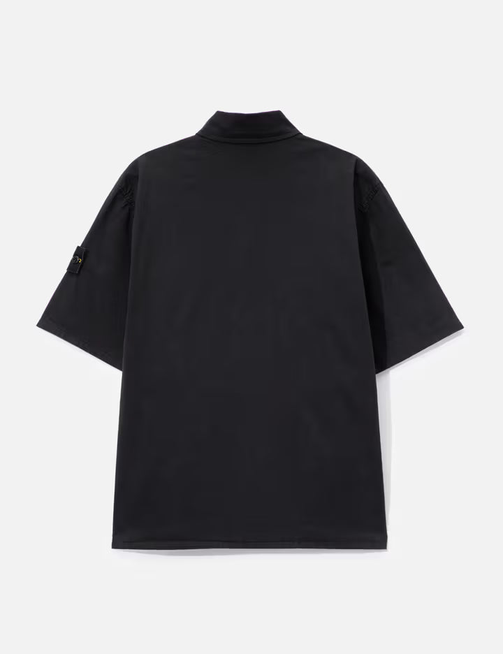 Short Sleeves Cotton Twill Shirt
