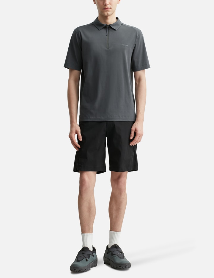 HYPEGOLF x POST ARCHIVE FACTION (PAF) Half Zip-Up Polo T-shirts