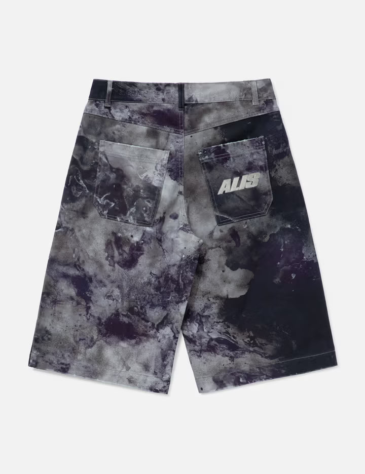 Chaz Wide Fit Denim Shorts