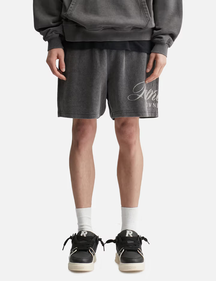 Represent Owners Club Script Mesh Shorts