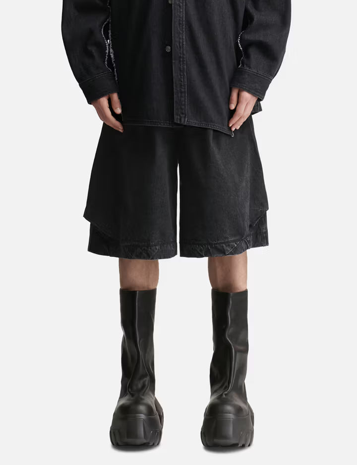 Bias Drape Shorts