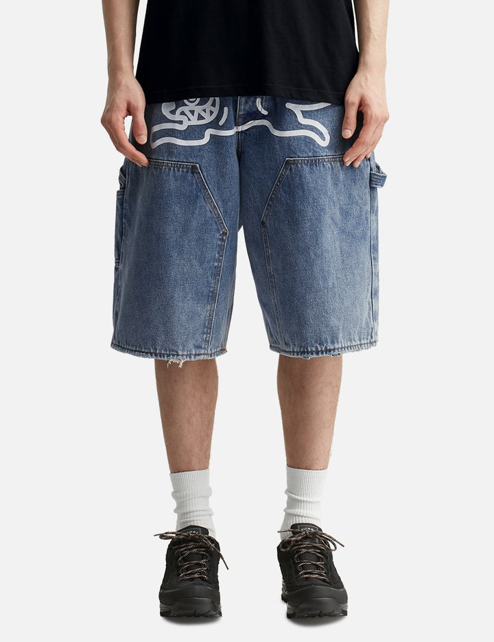 Double Scoop Jean Shorts