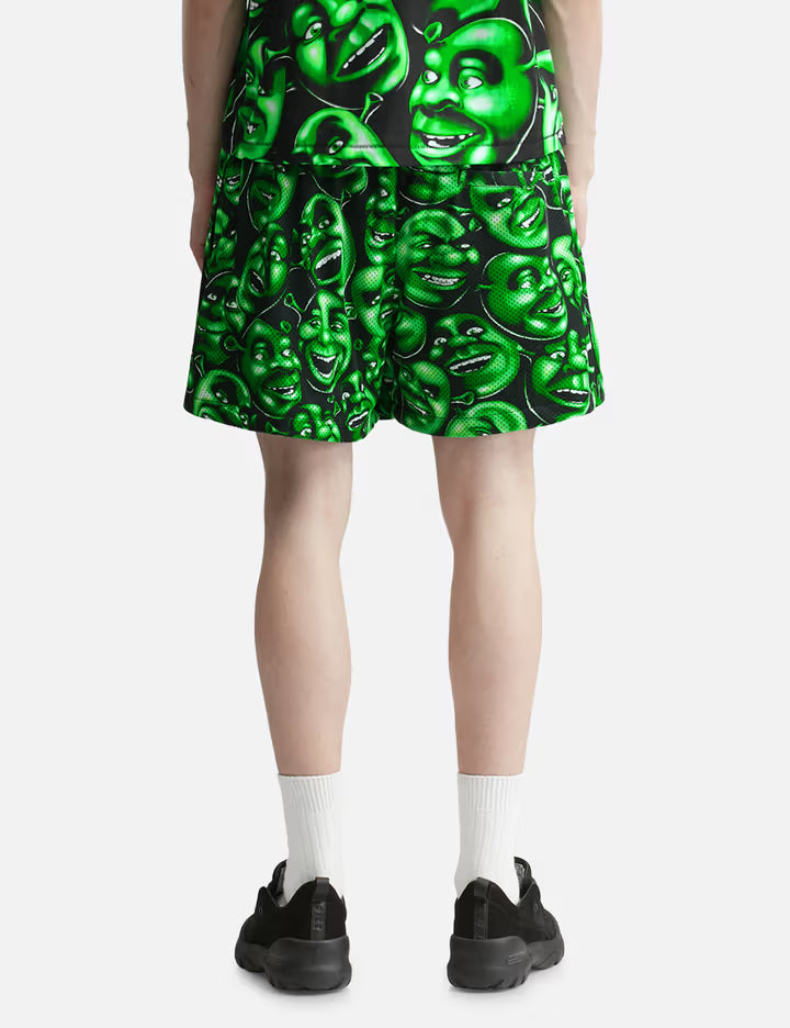 Market X Shrek AOP Mesh Short